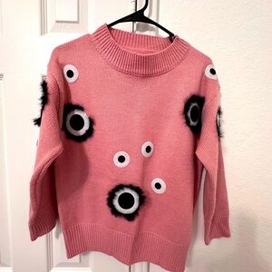 Women clothes, knitting 🧶 fabric,pink color ,size small